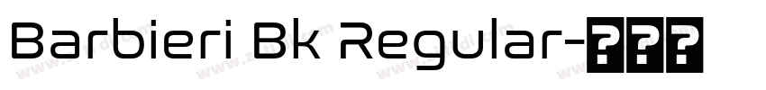 Barbieri Bk Regular字体转换
